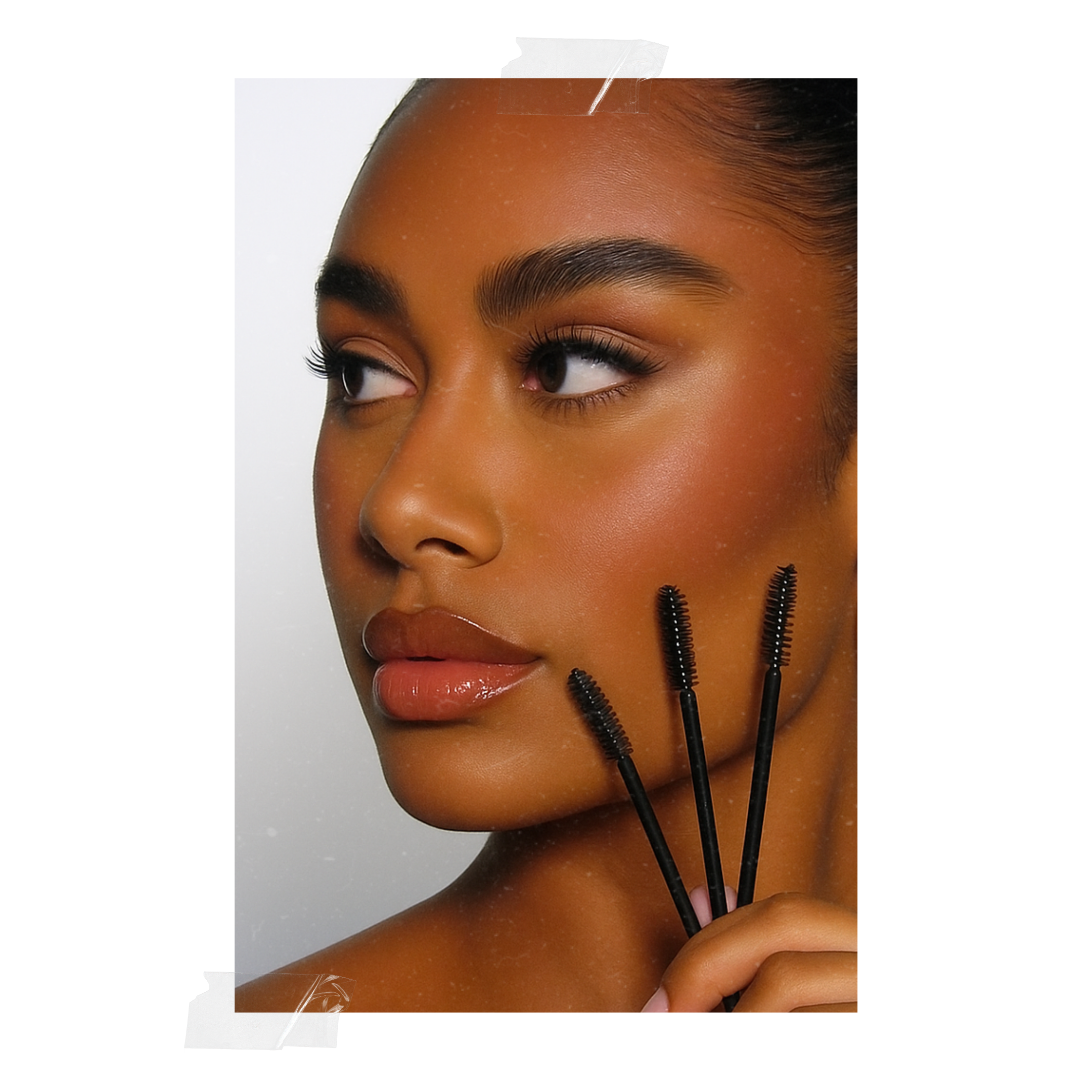 Model met hybrid brows in beauty salon Velp