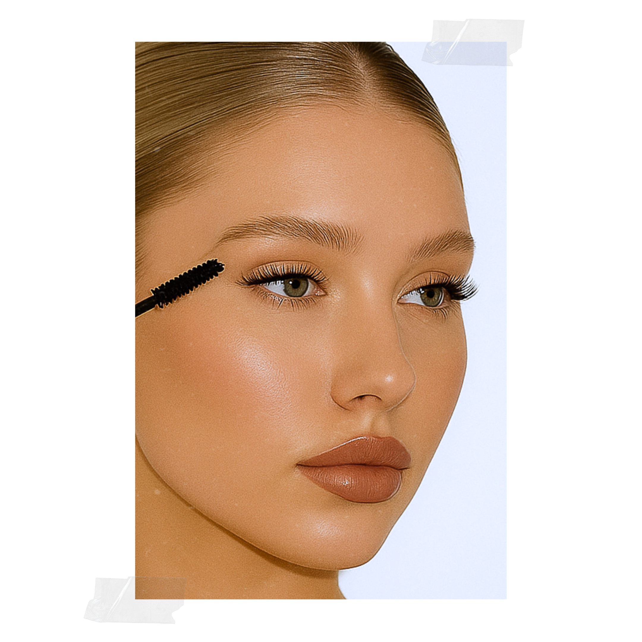 Model met natuurlijke wimperlift door Korean lash lift in Velp